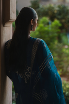 Embroidered Chiffon - Iznik