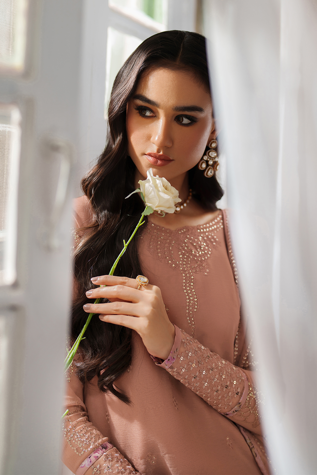 CC-87 Embroidered Chiffon