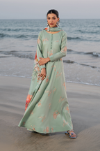 UE-383 Embroidered Lawn - Iznik