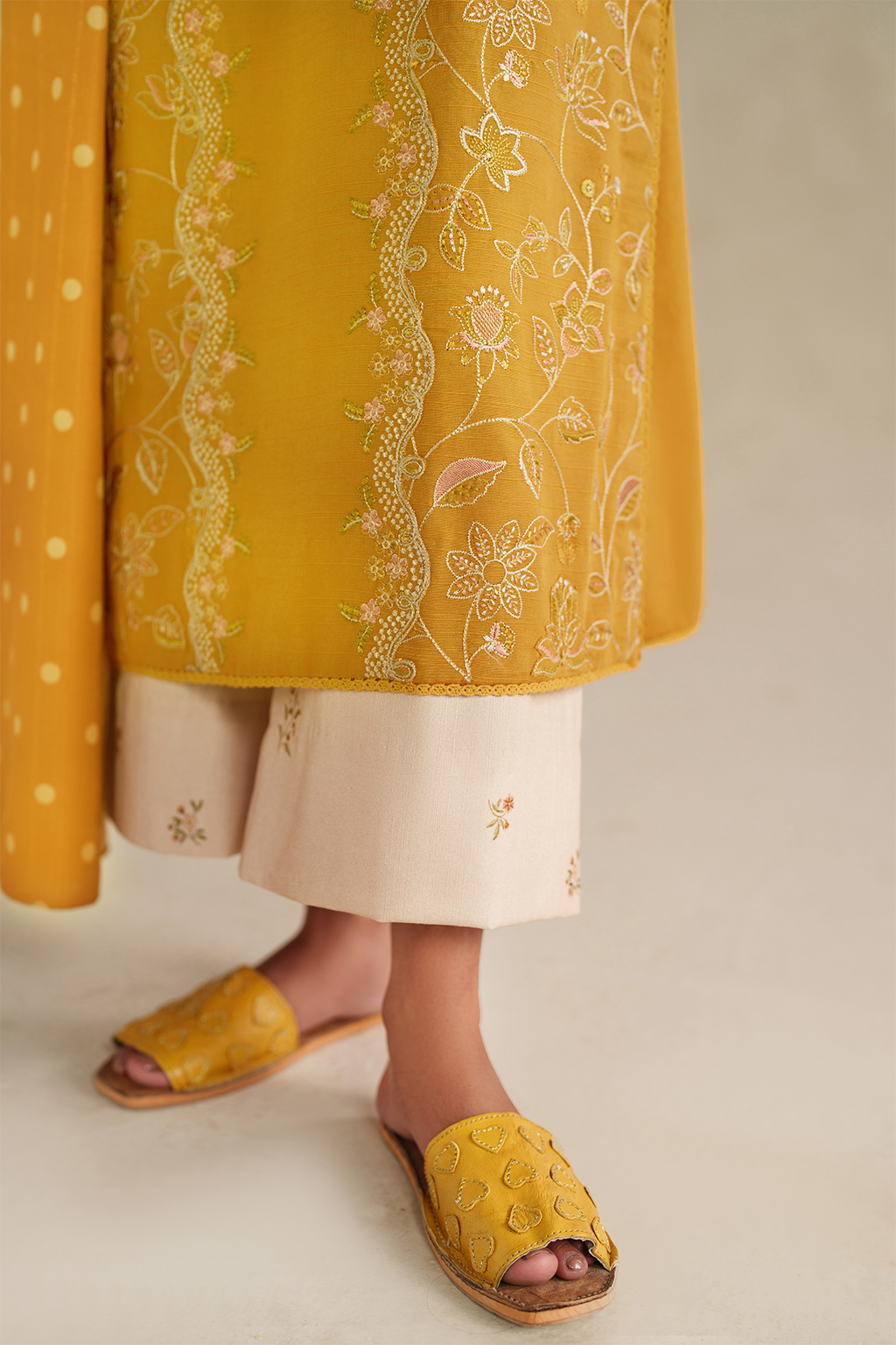 UE-575 Embroidered Khaddar Secondary image