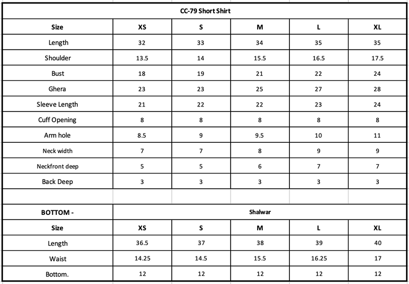 Size Chart Image