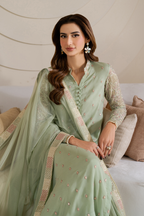 CC-52 Embroidered Chiffon - Iznik