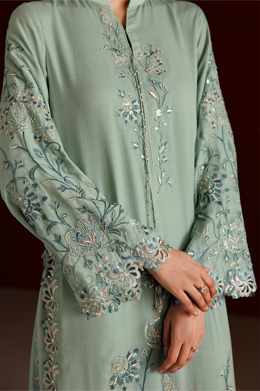 CC-112 Embroidered Chiffon