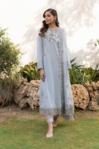 UE-145 Embroidered Lawn - Iznik