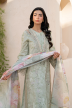 Embroidered Lawn dress - Iznik 