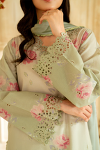 UE-445 Printed Lawn - Iznik 