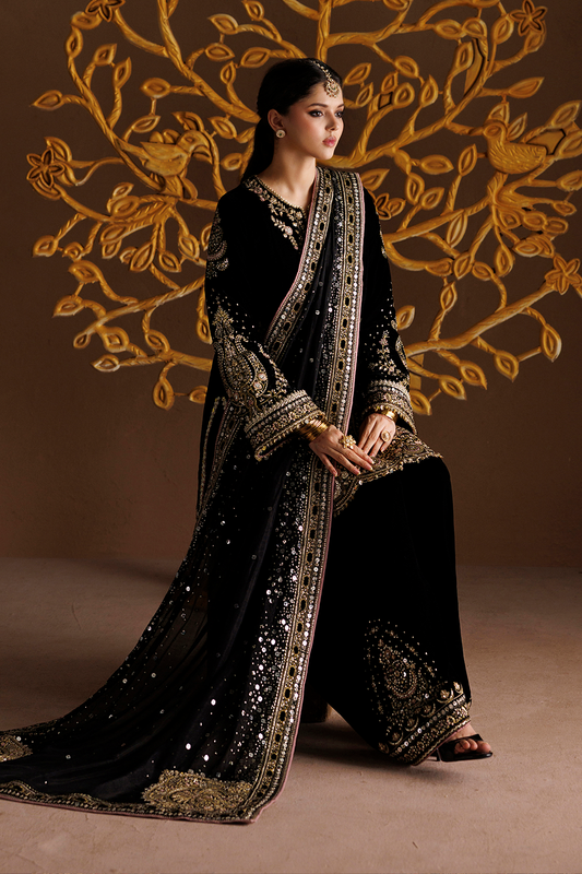 IV-90 Embroidered Velvet