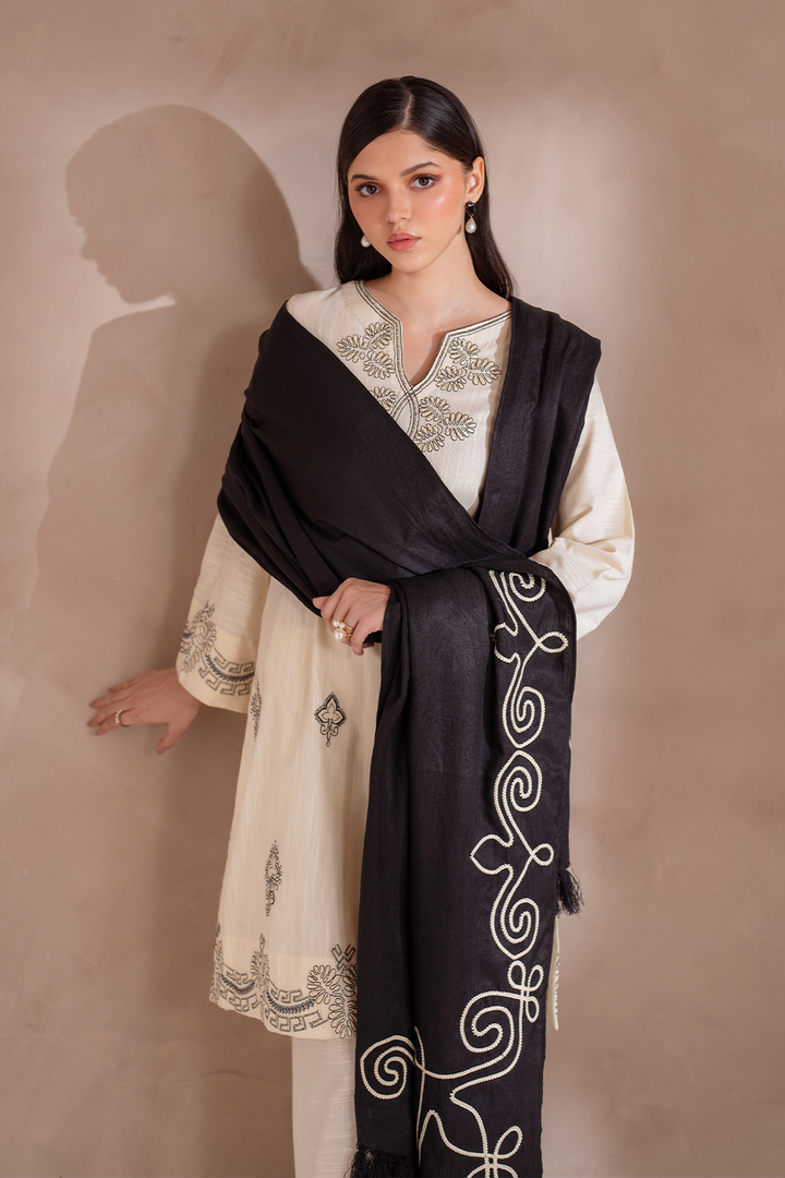 UE-361 Embroidered Khaddar