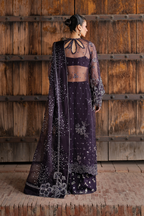 ILC-06 Embroidered Organza (Long Shirt With Azaar) - Iznik