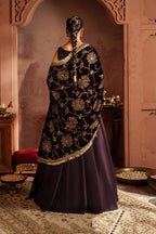 IV-63 Embroidered Velvet