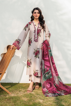 UE-402 Printed Lawn - Iznik