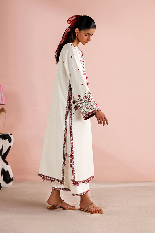 IP-355 Embroidered Lawn - Iznik