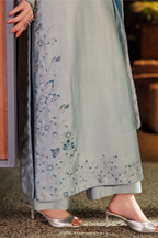 UE-717 Embroidered Jacquard Sheesha Silk