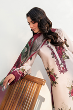 UE-402 Printed Lawn - Iznik