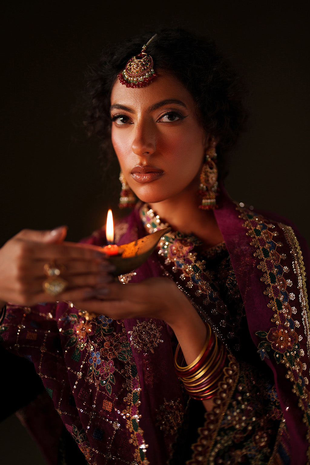 IV-74  Embroidered Velvet