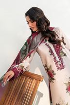 UE-402 Printed Lawn - Iznik