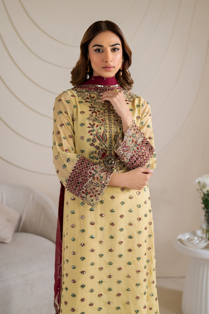 CC-61 Embroidered Chiffon
