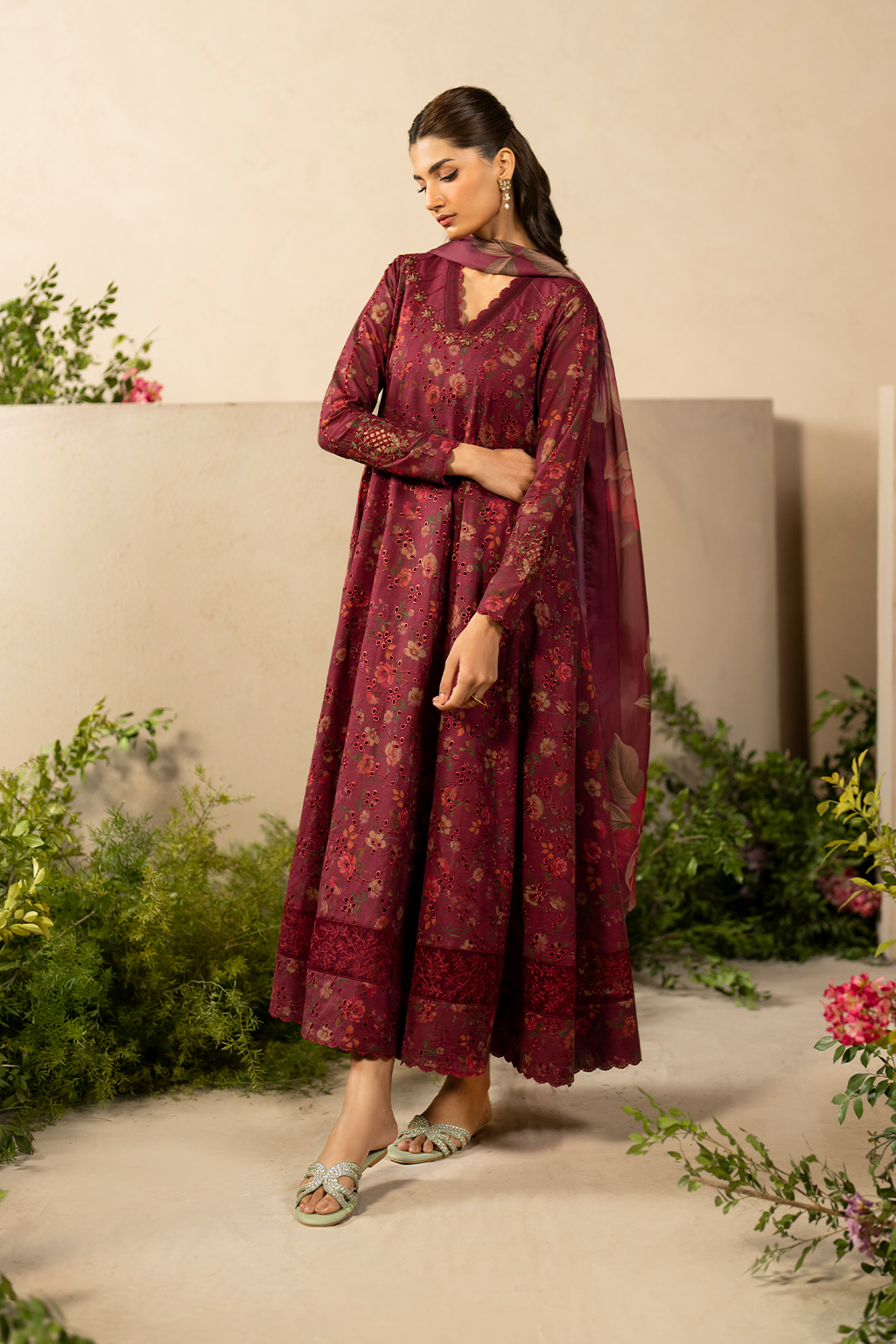 EFL-10 Embroidered Lawn