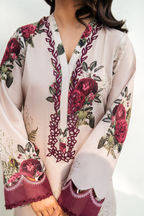 UE-402 Printed Lawn - Iznik