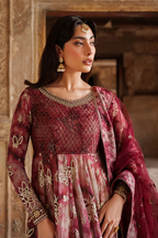 UE-533 Printed Chiffon - Iznik