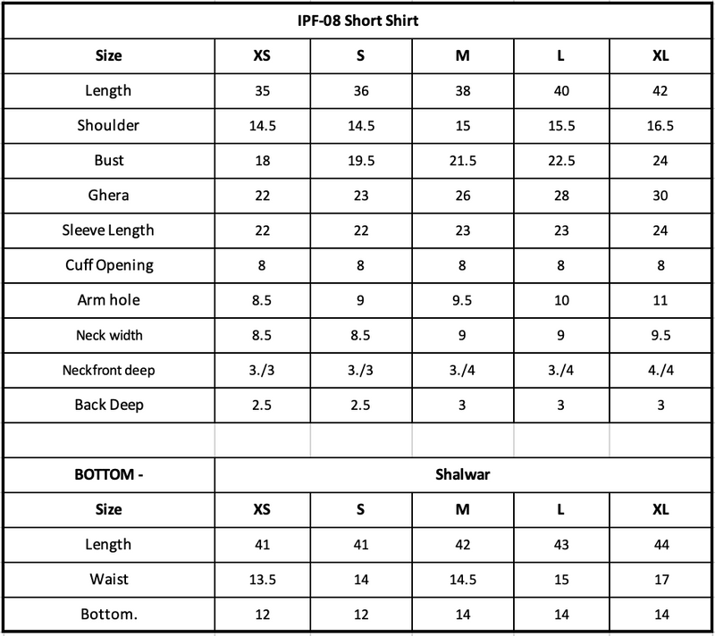 Size Chart Image