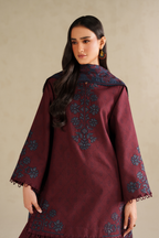 UE-592 Printed Khaddar - Iznik
