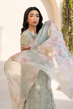 Embroidered Lawn dress - Iznik 
