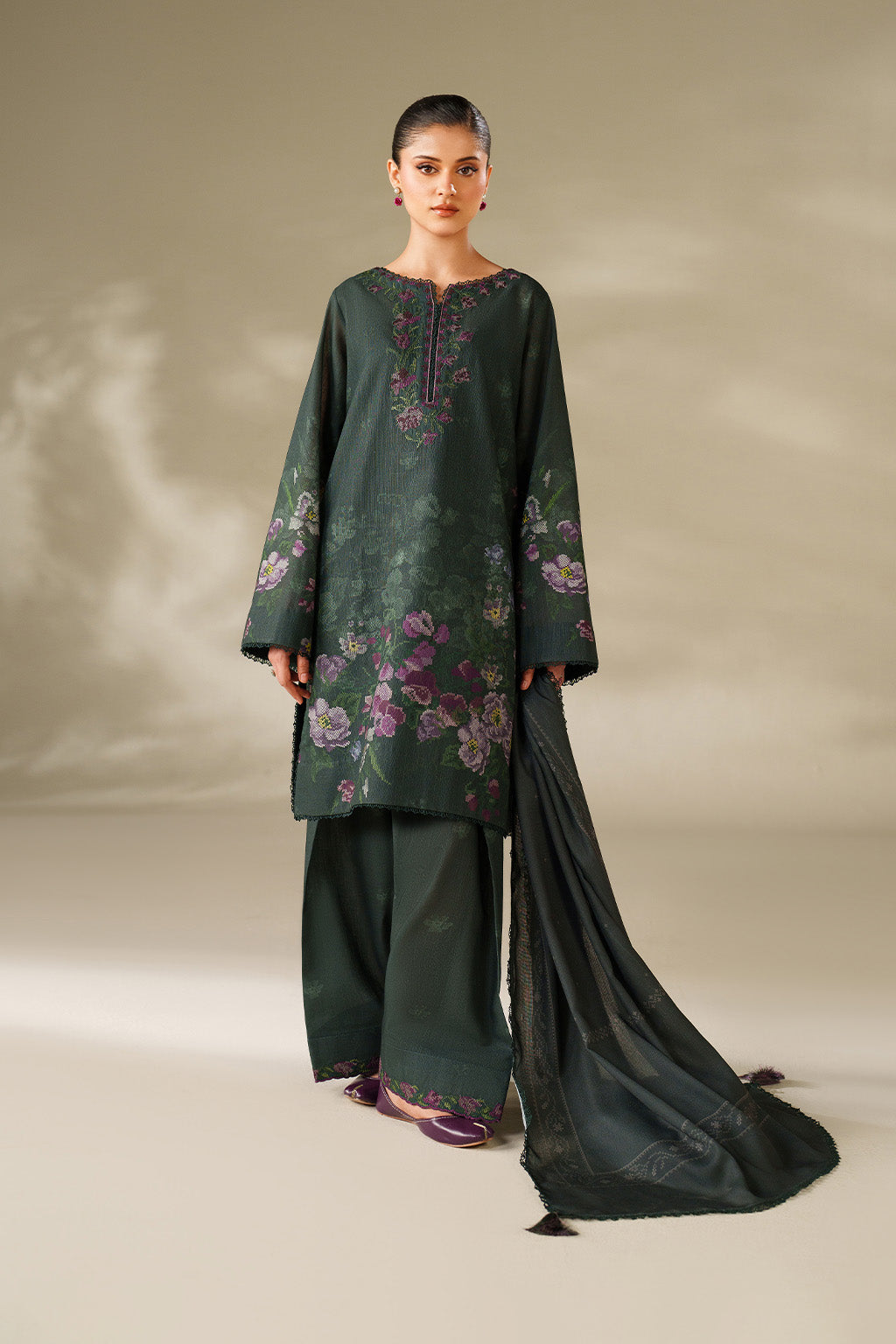 UE-567 Printed Khaddar