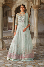 UE-553 Embroidered Net - Iznik
