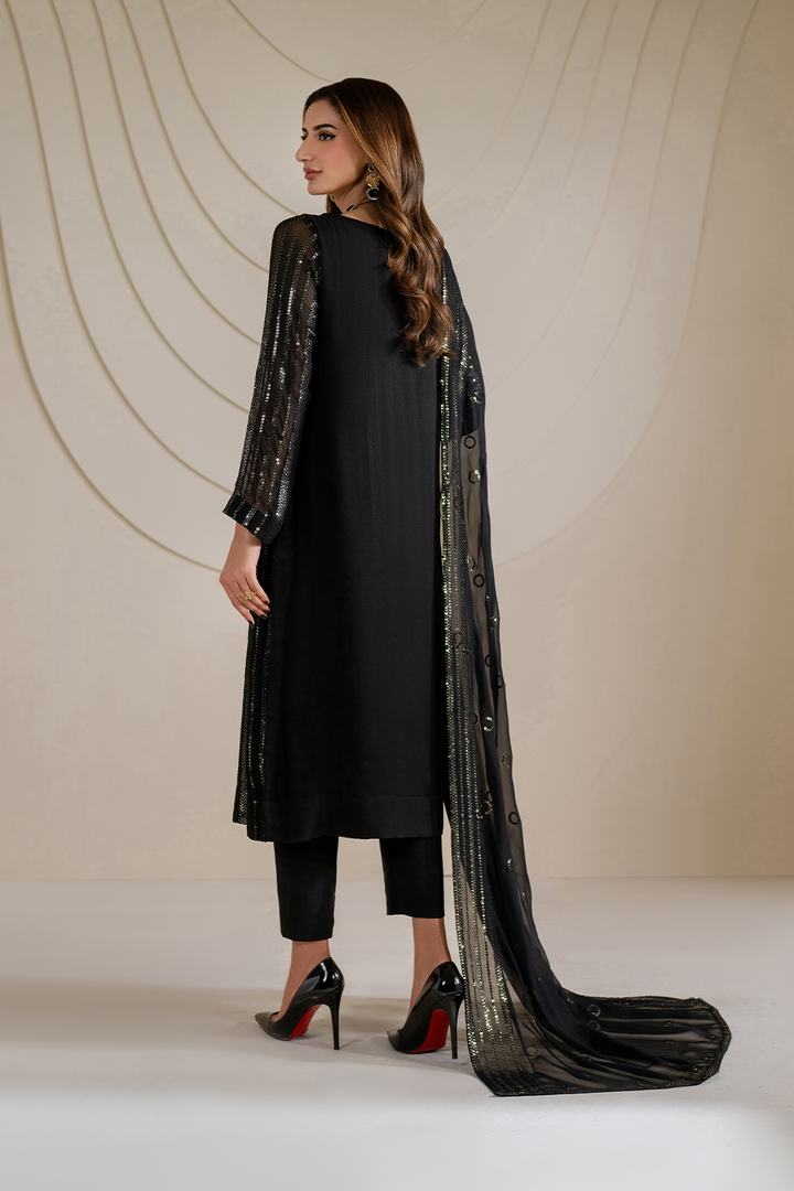 CC-59 Embroidered Chiffon - Iznik