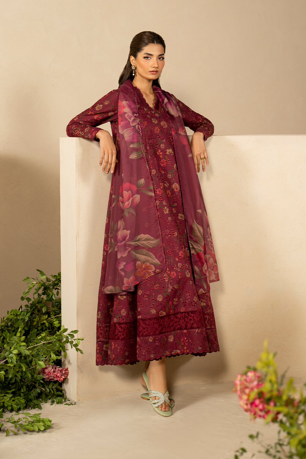 EFL-10 Embroidered Lawn