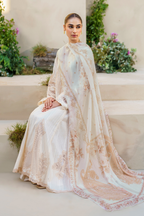 SFL-03 Embroidered Lawn - Iznik