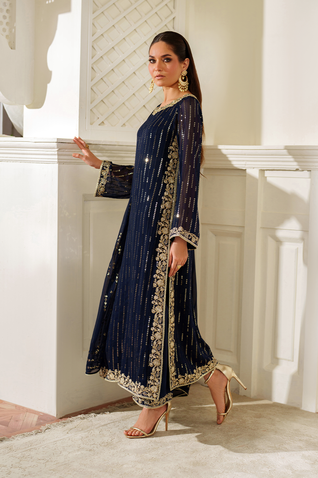 CC-89 Embroidered Chiffon