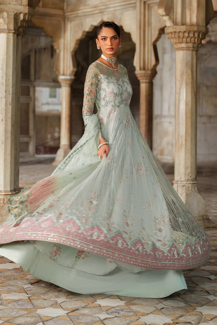 UE-553 Embroidered Net - Iznik