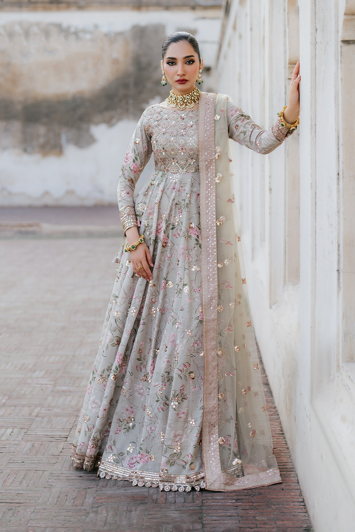 UE-313 Embroidered Raw Silk - Iznik