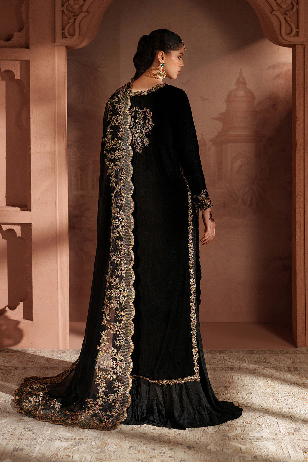 IV-62 Embroidered Velvet