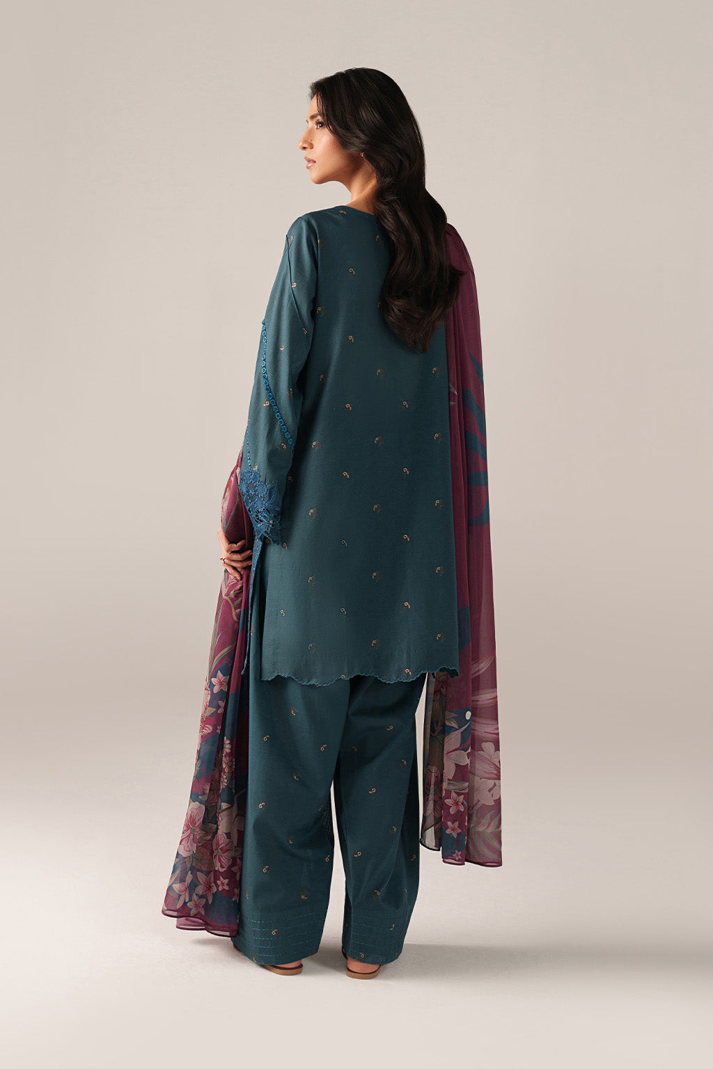 SS-10 Embroidered Lawn