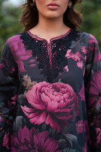 UE-399 Printed Lawn - Iznik