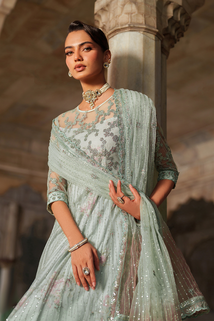 UE-553 Embroidered Net - Iznik