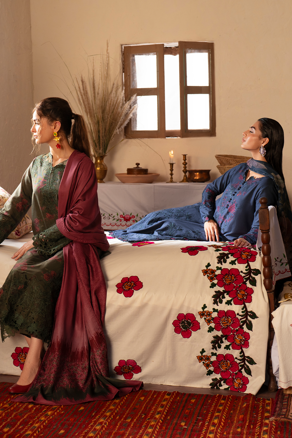 IPK-05 Printed Slub Khaddar - Iznik