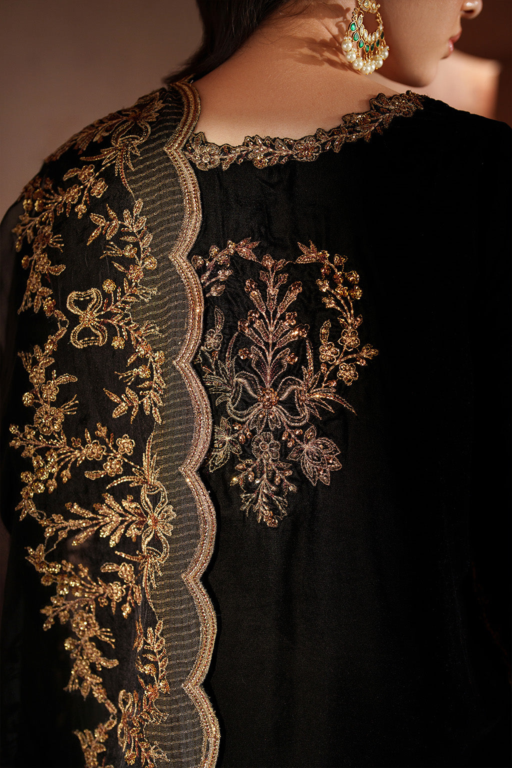 IV-62 Embroidered Velvet