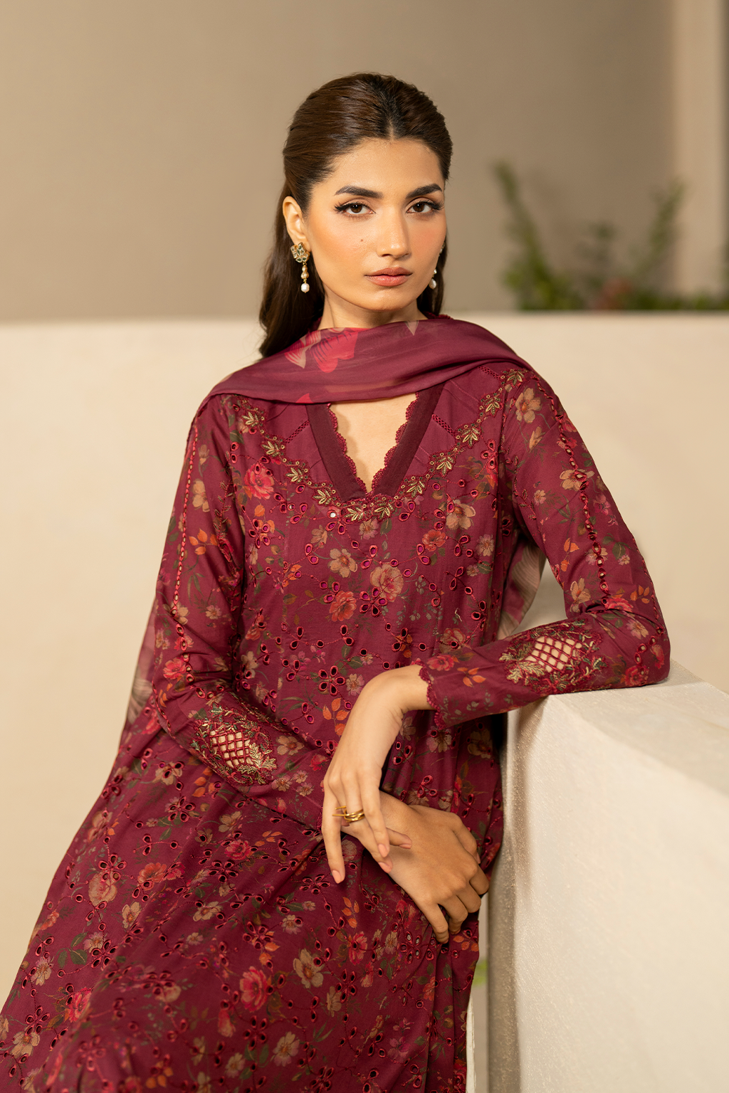 EFL-10 Embroidered Lawn Secondary image