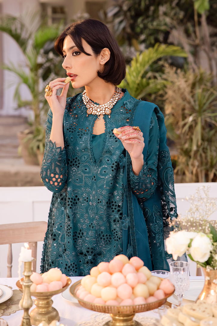 NKG-07  Embroidered Lawn - Iznik
