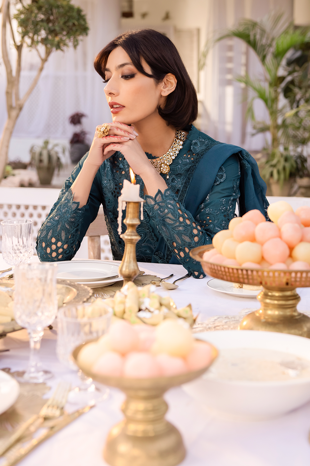 NKG-07  Embroidered Lawn - Iznik