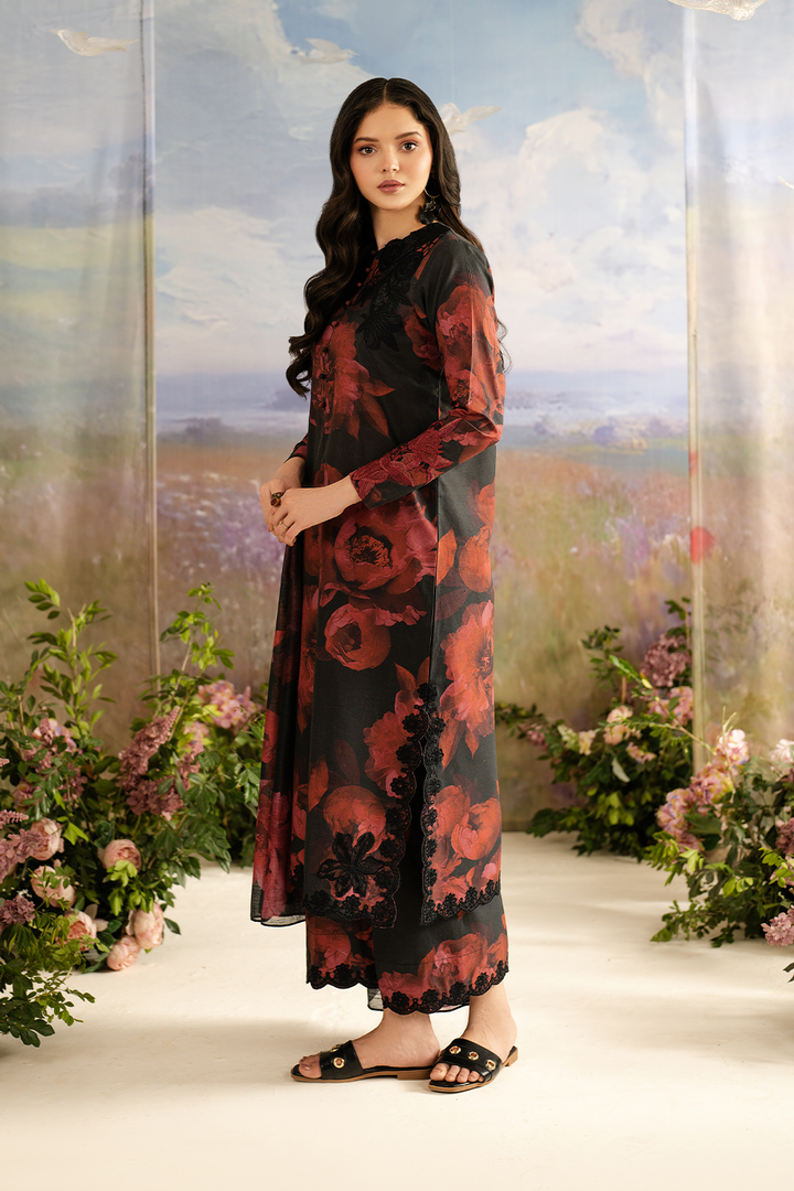 UE-455 Printed Lawn - Iznik
