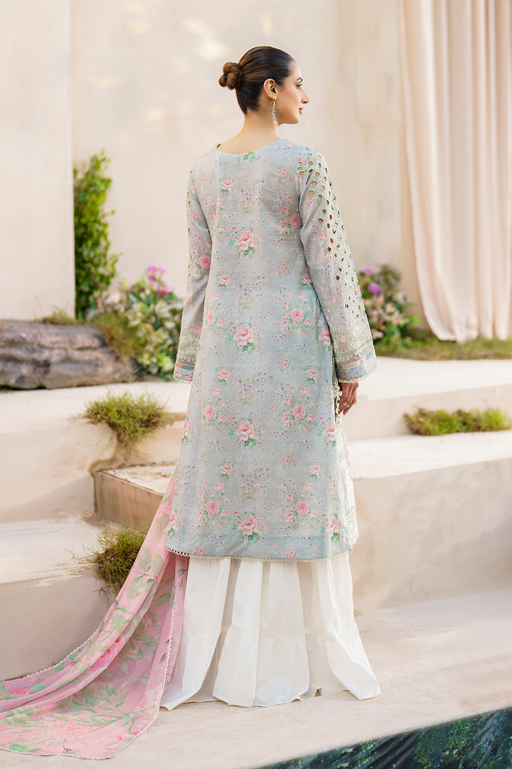 SFL-07 Embroidered Lawn - Iznik