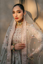 UE-313 Embroidered Raw Silk - Iznik