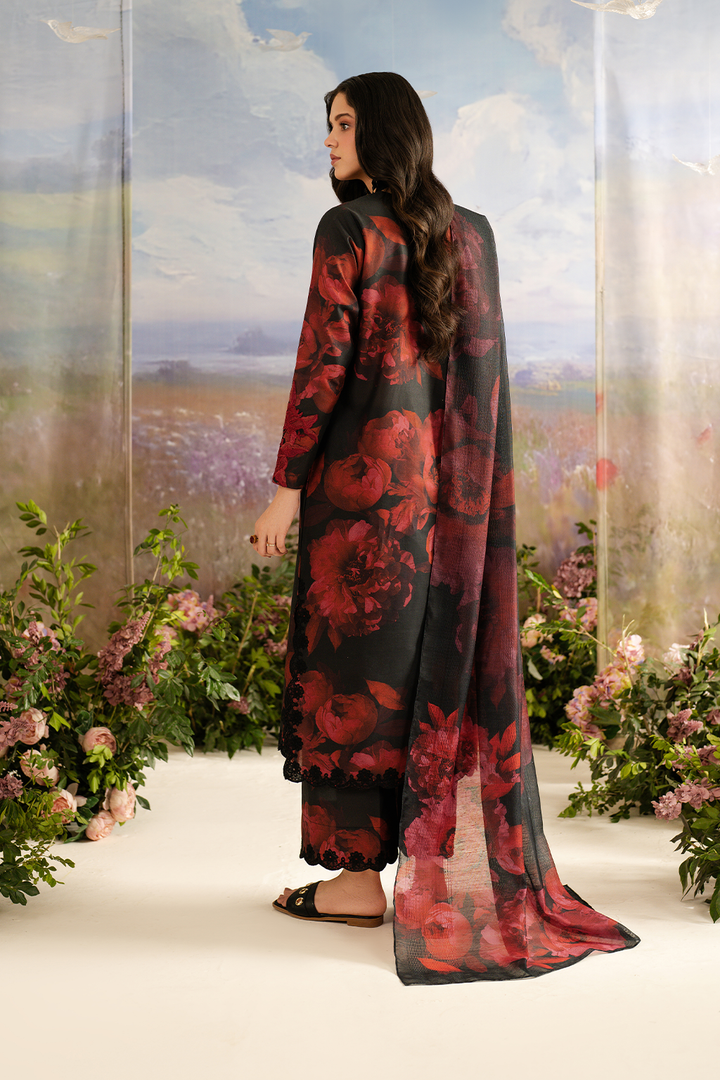 UE-455 Printed Lawn - Iznik