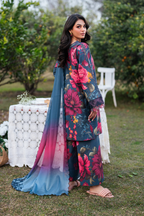 UE-401 Printed Lawn - Iznik