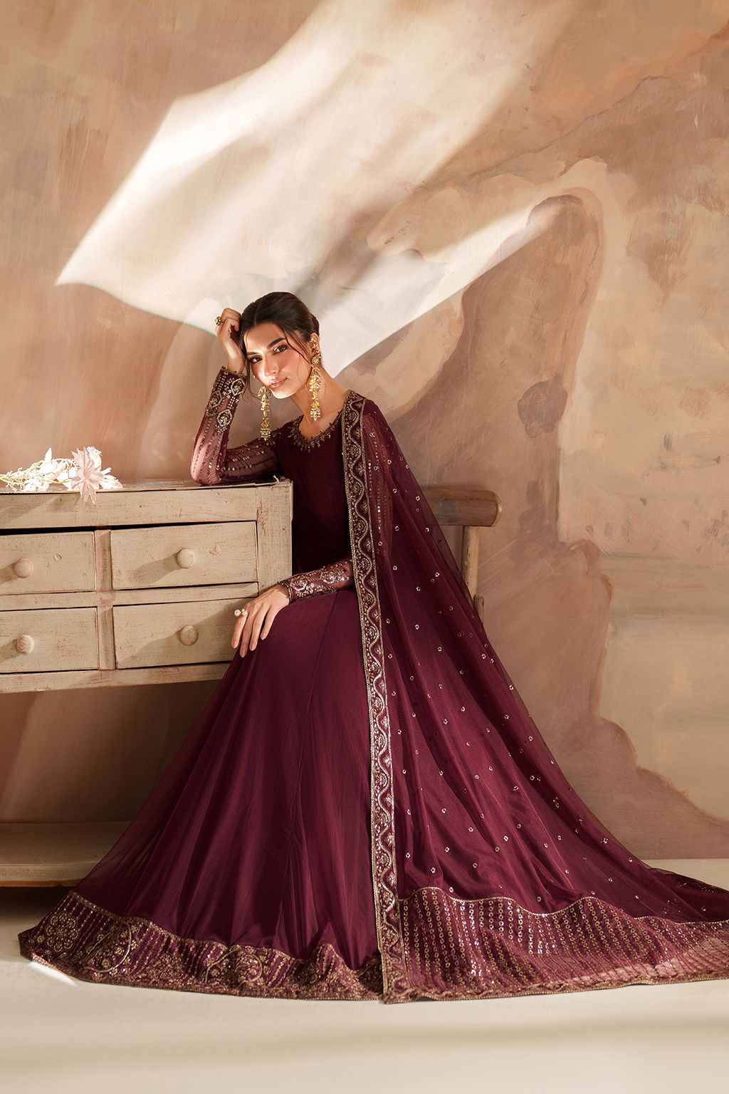 CC-80 Embroidered Net